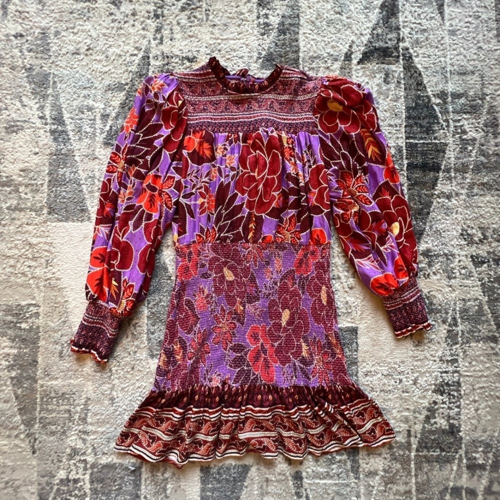 FARM RIO Floral Mini Dress